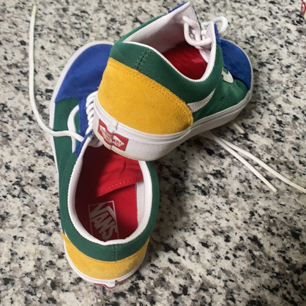Vans Size 9 Color Block Shoes - image 2